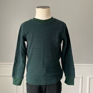 Polo Ralph Lauren Striped Waffle Cotton Long Sleeve Tee